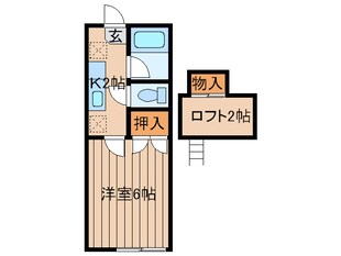 ア－バンシティ高崎Ｂ棟の物件間取画像